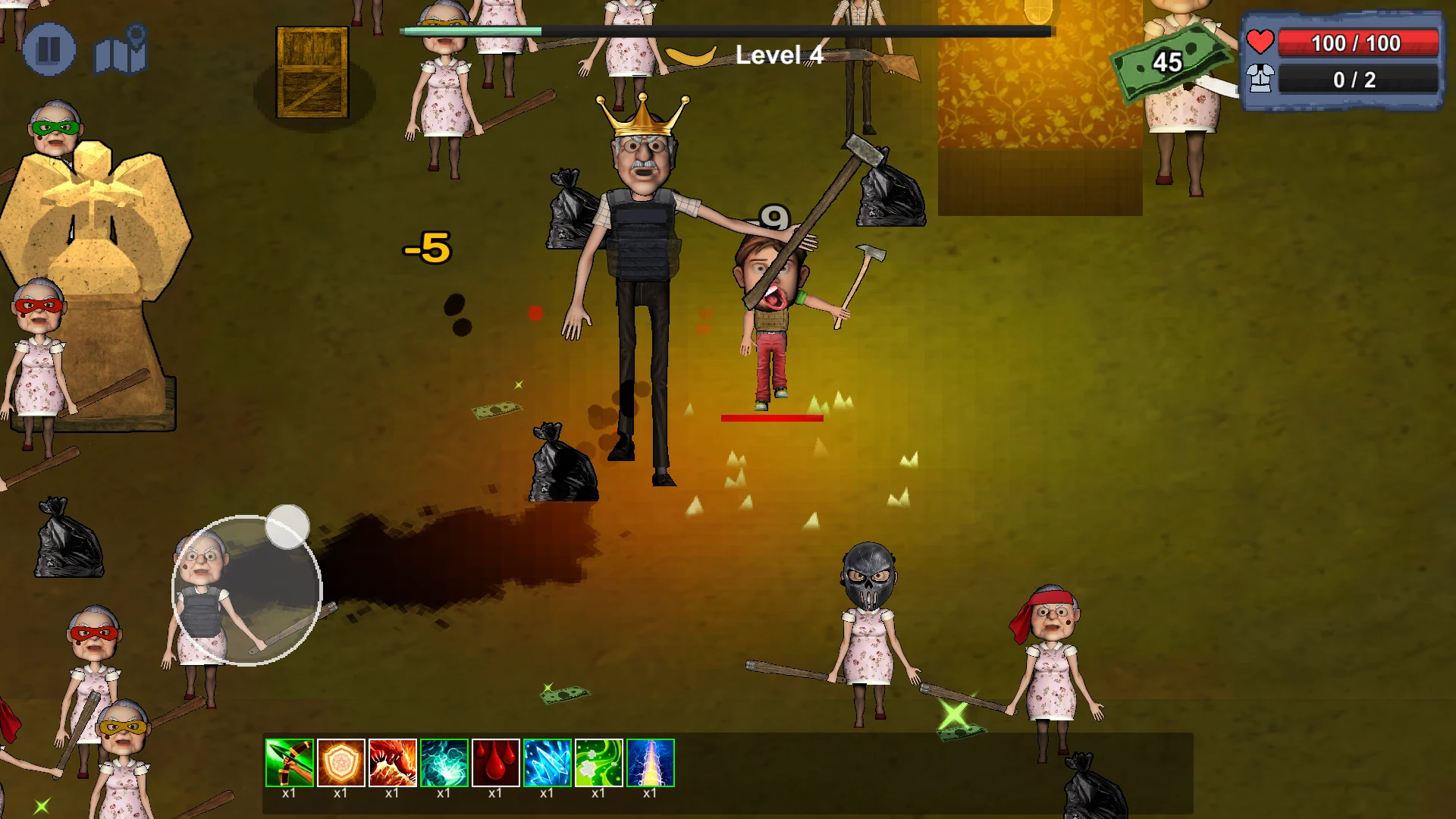 Grandpa & Granny Horror Battle screenshot