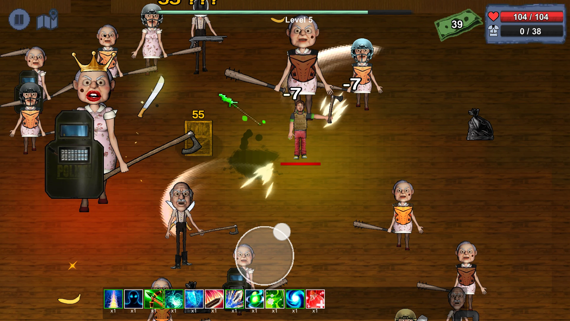 Grandpa & Granny Horror Battle screenshot