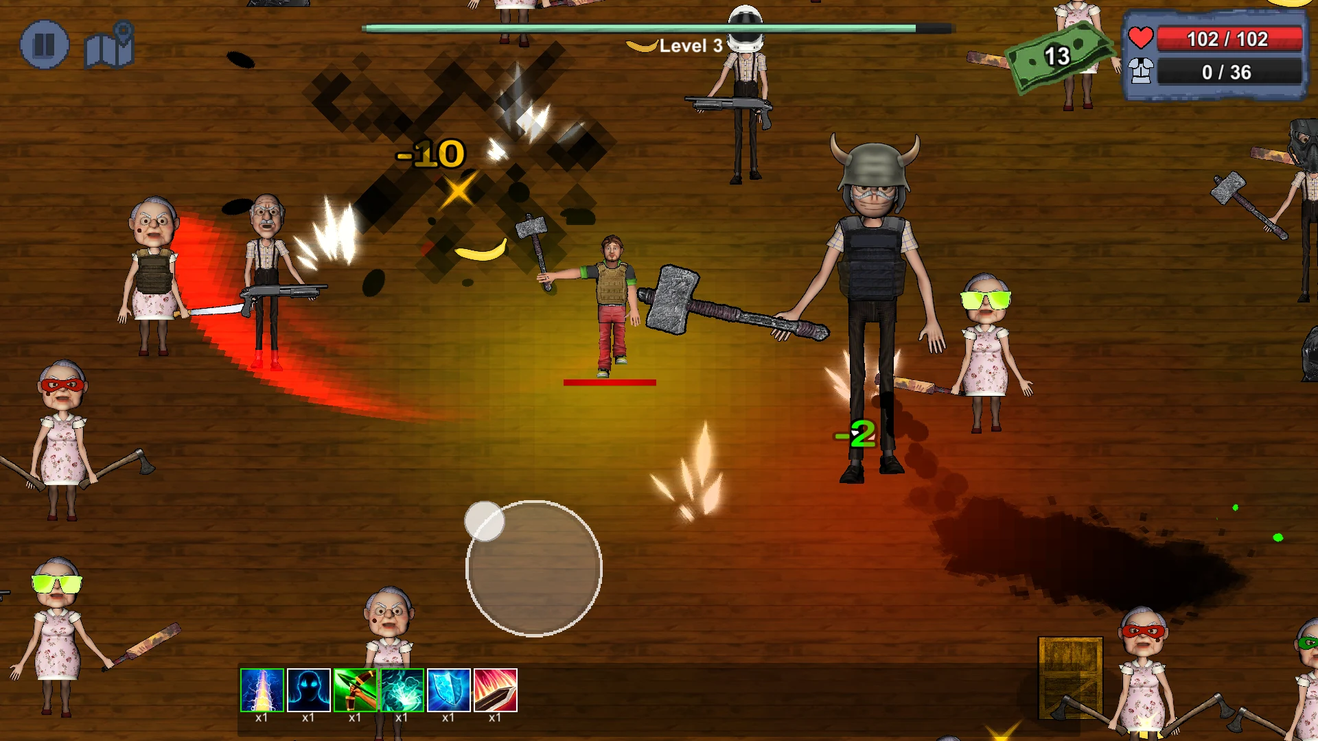 Grandpa & Granny Horror Battle screenshot
