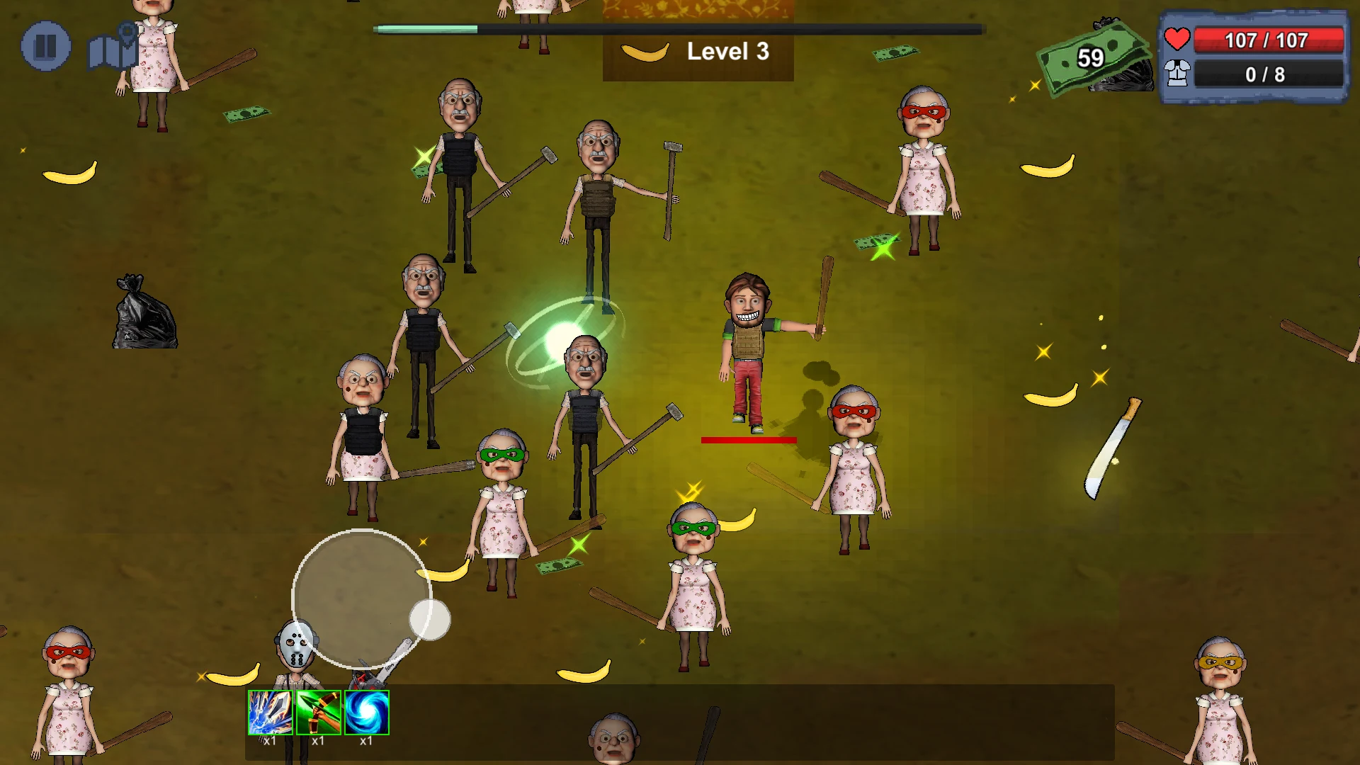 Grandpa & Granny Horror Battle screenshot